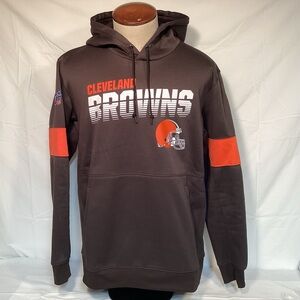 Cleveland Browns Nike NFL 100th Season Brown and Orange Hoodie Men’s Size XL